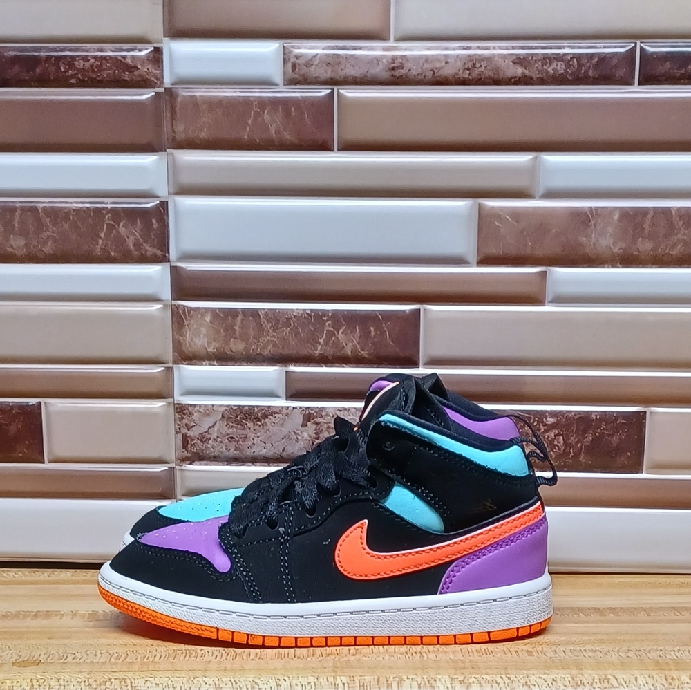 Jordan 1 Mid Candy/Multicolor Size 11c Toddler
